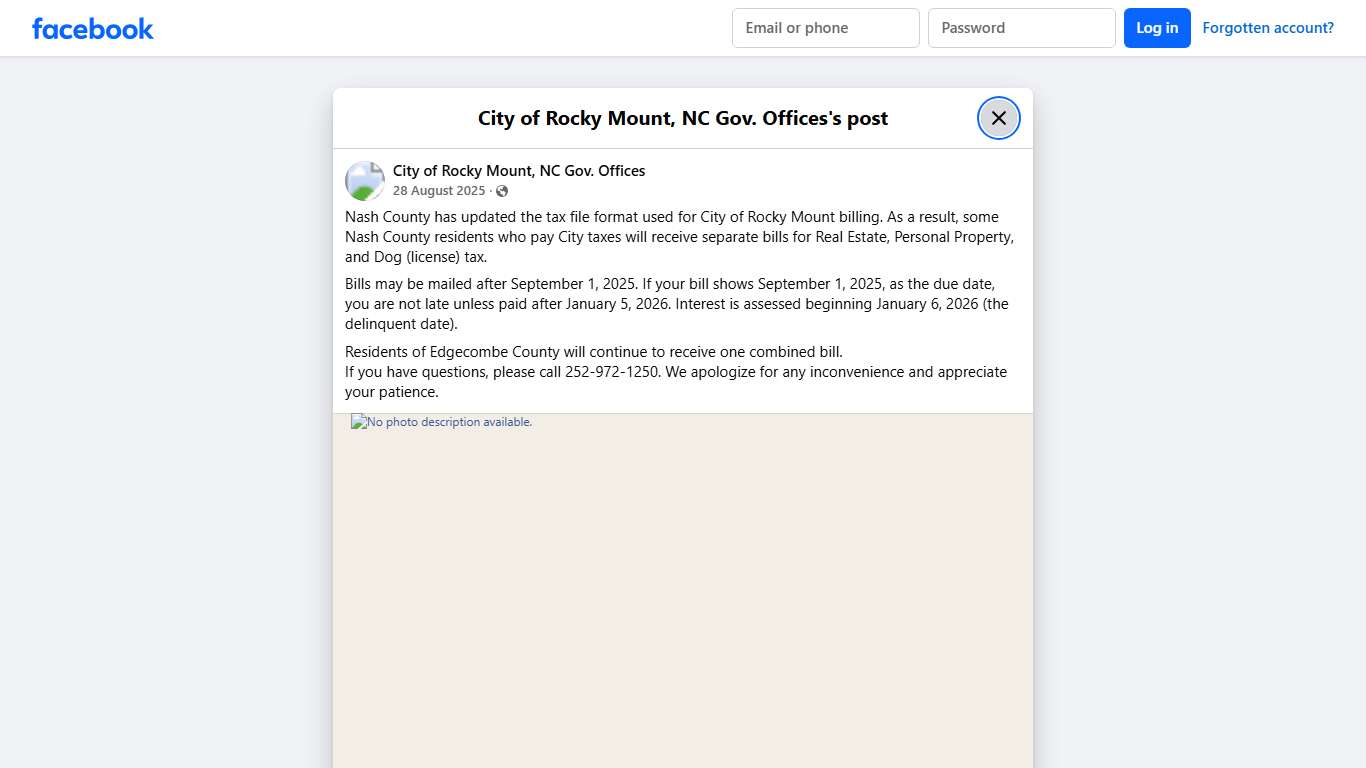 Nash County has... - City of Rocky Mount, NC Gov. Offices | Facebook