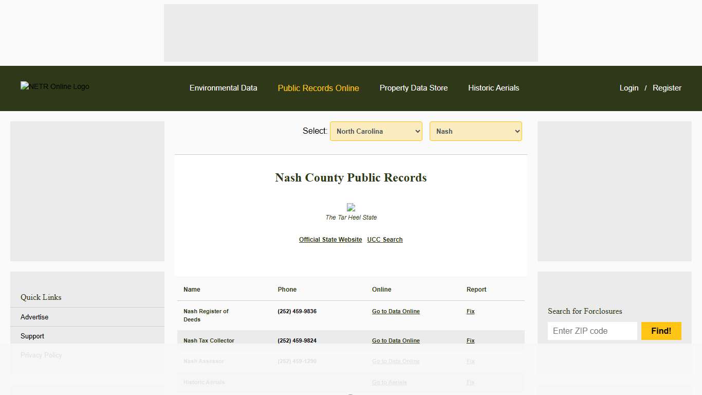 NETR Online • Nash • Nash Public Records, Search Nash Records, Nash Property Tax, North Carolina Property Search, North Carolina Assessor
